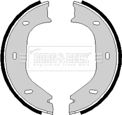 Handler.Part Brake shoe set BORG & BECK BBS6138 2