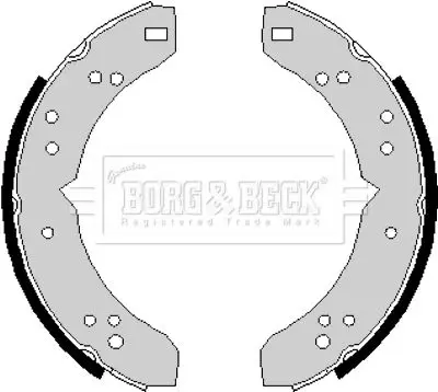 Handler.Part Brake shoe set BORG & BECK BBS6150 2