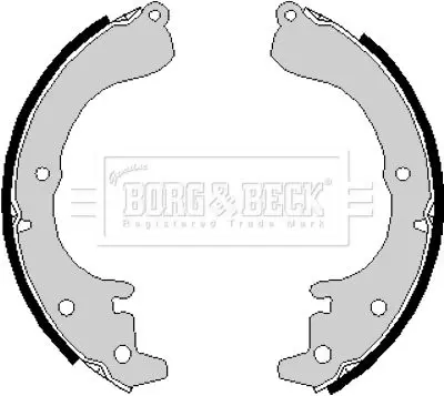 Handler.Part Brake shoe set BORG & BECK BBS6165 1