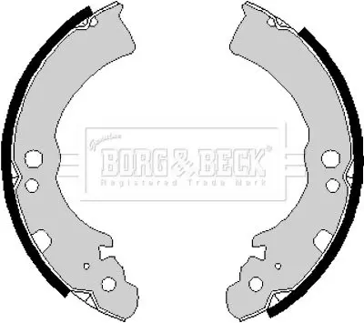 Handler.Part Brake shoe set BORG & BECK BBS6168 1