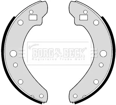 Handler.Part Brake shoe set BORG & BECK BBS6174 1