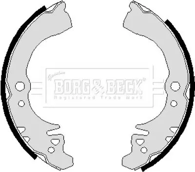 Handler.Part Brake shoe set BORG & BECK BBS6241 1