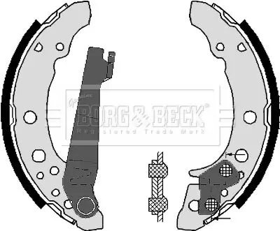 Handler.Part Brake shoe set BORG & BECK BBS6248 2