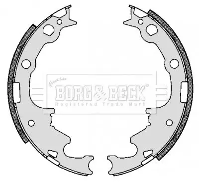 Handler.Part Brake shoe set BORG & BECK BBS6269 1