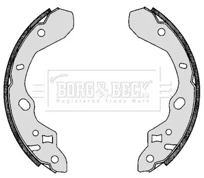 Handler.Part Brake shoe set BORG & BECK BBS6275 1