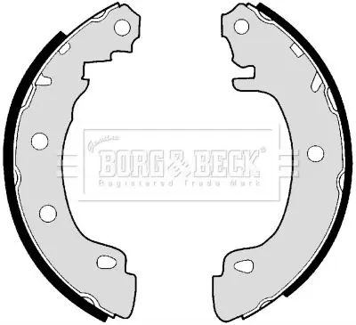 Handler.Part Brake shoe set BORG & BECK BBS6288 1