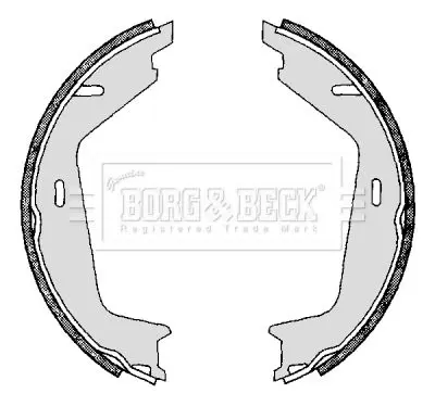 Handler.Part Brake shoe set BORG & BECK BBS6296 2