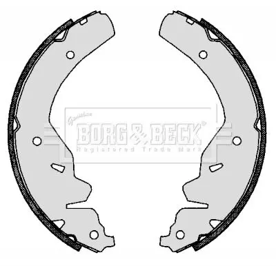 Handler.Part Brake shoe set BORG & BECK BBS6299 1