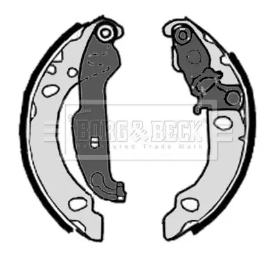 Handler.Part Brake shoe set BORG & BECK BBS6319 1