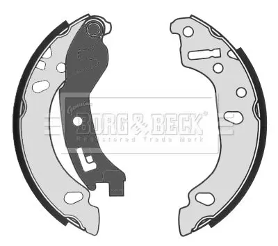 Handler.Part Brake shoe set BORG & BECK BBS6334 1