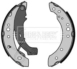 Handler.Part Brake shoe set BORG & BECK BBS6335 1