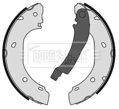 Handler.Part Brake shoe set BORG & BECK BBS6339 2