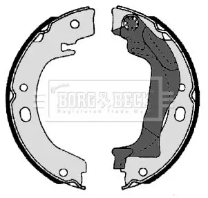 Handler.Part Brake shoe set BORG & BECK BBS6344 2