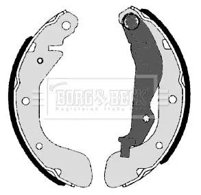 Handler.Part Brake shoe set BORG & BECK BBS6349 2