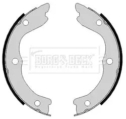 Handler.Part Brake shoe set BORG & BECK BBS6370 1