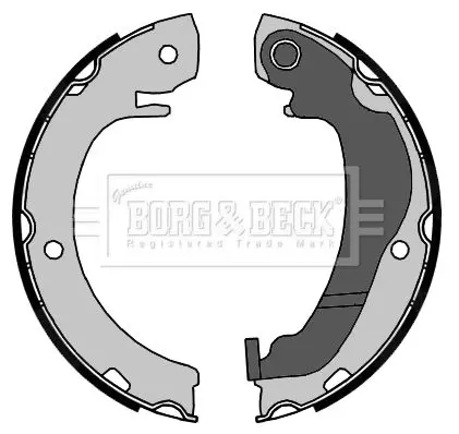 Handler.Part Brake shoe set BORG & BECK BBS6443 1