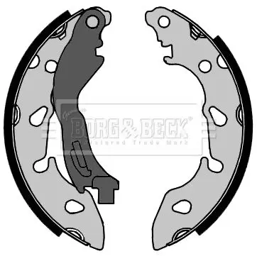 Handler.Part Brake shoe set BORG & BECK BBS6450 2