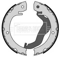 Handler.Part Brake shoe set BORG & BECK BBS6451 1