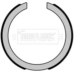 Handler.Part Brake shoe set BORG & BECK BBS6486 1