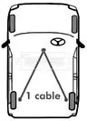 Handler.Part Cable, parking brake BORG & BECK BKB1118 2