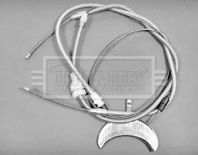 Handler.Part Cable, parking brake BORG & BECK BKB1152 1