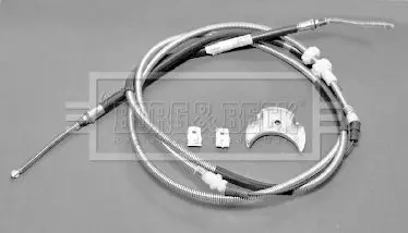 Handler.Part Cable, parking brake BORG & BECK BKB1517 1