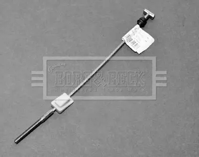 Handler.Part Cable, parking brake BORG & BECK BKB1952 2