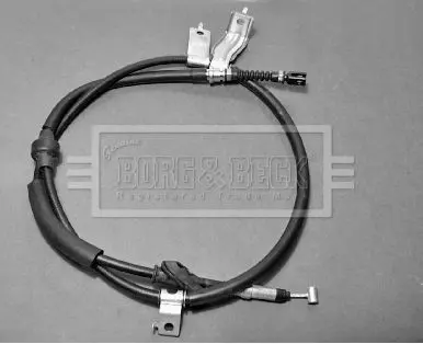 Handler.Part Cable, parking brake BORG & BECK BKB1992 2