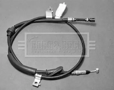 Handler.Part Cable, parking brake BORG & BECK BKB1993 2