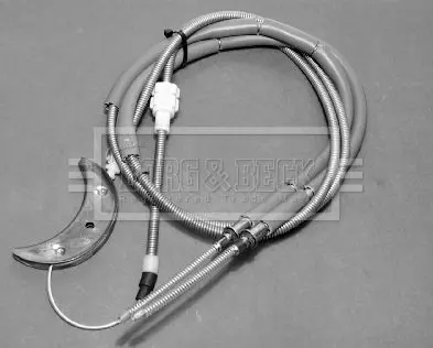 Handler.Part Cable, parking brake BORG & BECK BKB2356 1