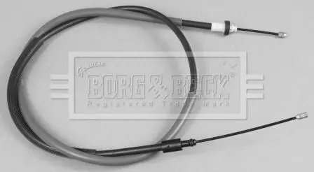 Handler.Part Cable, parking brake BORG & BECK BKB2398 2