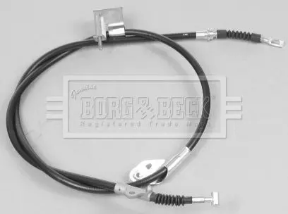 Handler.Part Cable, parking brake BORG & BECK BKB2419 2