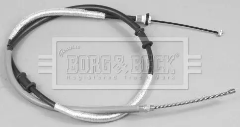 Handler.Part Cable, parking brake BORG & BECK BKB2499 2