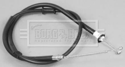 Handler.Part Cable, parking brake BORG & BECK BKB2798 1