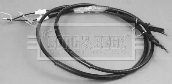 Handler.Part Cable, parking brake BORG & BECK BKB2867 1