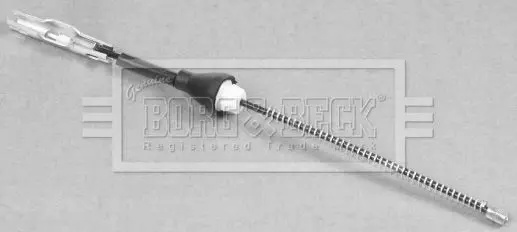 Handler.Part Cable, parking brake BORG & BECK BKB2869 1