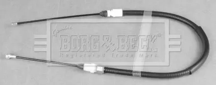 Handler.Part Cable, parking brake BORG & BECK BKB2880 2