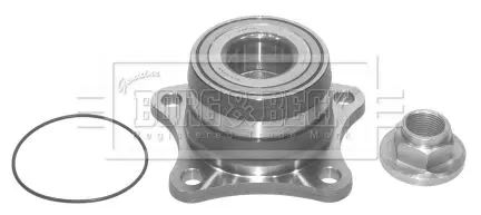 Handler.Part Wheel bearing kit BORG & BECK BWK668 1