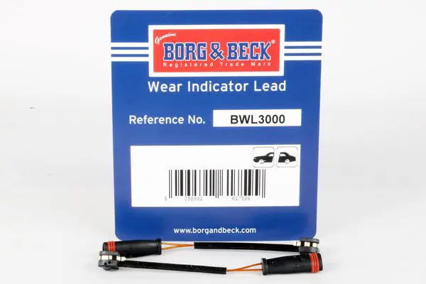 Handler.Part Warning contact, brake pad wear BORG & BECK BWL3000 1