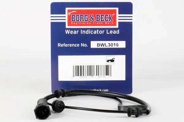 Handler.Part Warning contact, brake pad wear BORG & BECK BWL3018 1