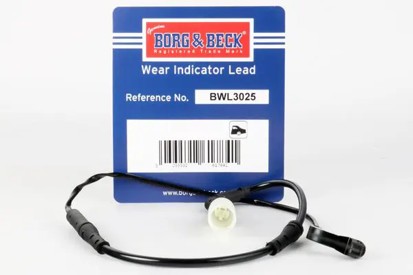 Handler.Part Warning contact, brake pad wear BORG & BECK BWL3025 1