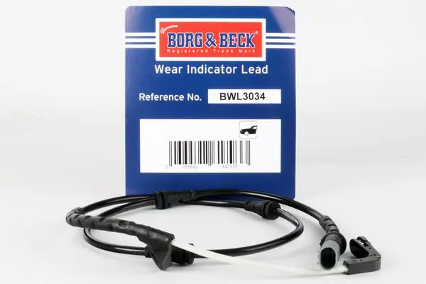 Handler.Part Warning contact, brake pad wear BORG & BECK BWL3034 1