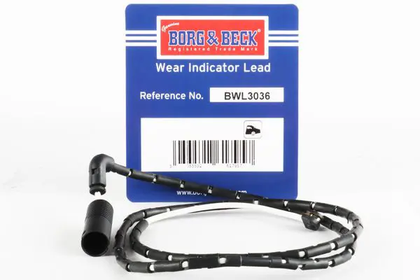 Handler.Part Warning contact, brake pad wear BORG & BECK BWL3036 1