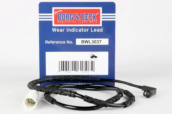 Handler.Part Warning contact, brake pad wear BORG & BECK BWL3037 1