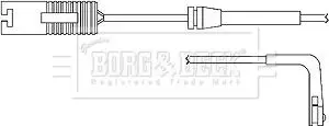 Handler.Part Warning contact, brake pad wear BORG & BECK BWL3079 2