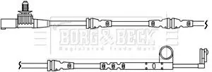 Handler.Part Warning contact, brake pad wear BORG & BECK BWL3086 2