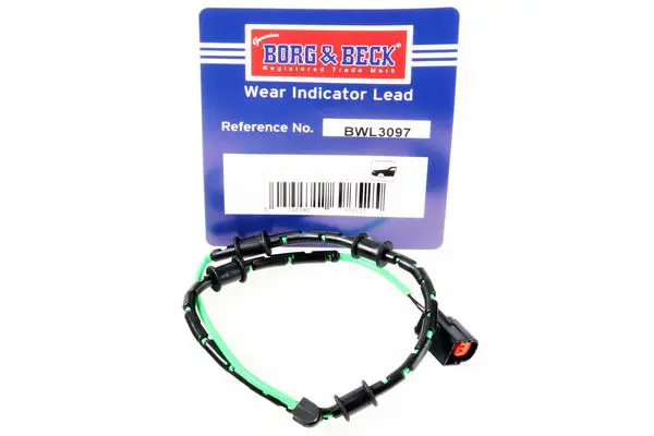 Handler.Part Warning contact, brake pad wear BORG & BECK BWL3097 1