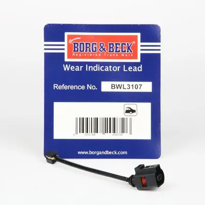 Handler.Part Warning contact, brake pad wear BORG & BECK BWL3107 1