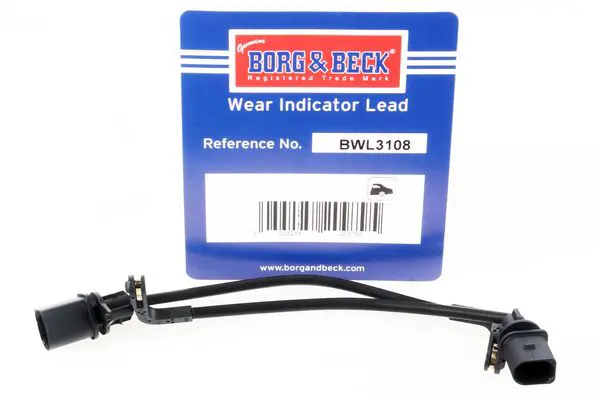 Handler.Part Warning contact, brake pad wear BORG & BECK BWL3108 1