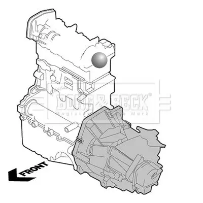 Handler.Part Engine mounting BORG & BECK BEM3981 2